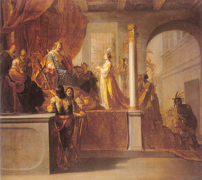 Nicolaus Knupfer The Queen of Sheba before Solomon